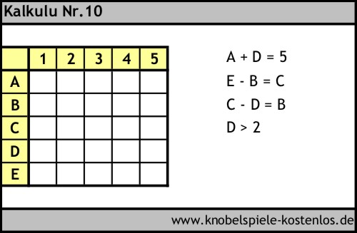 Kalkulu kostenlos