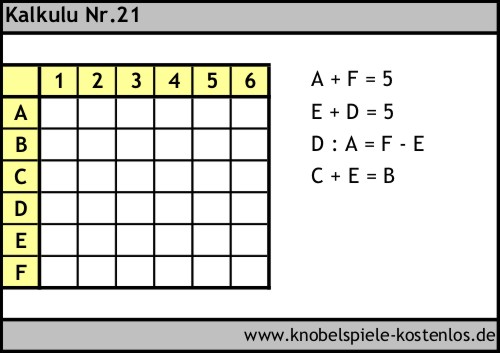 Kalkulu kostenlos