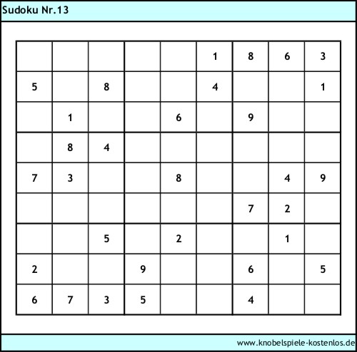 Sudoku kostenlos