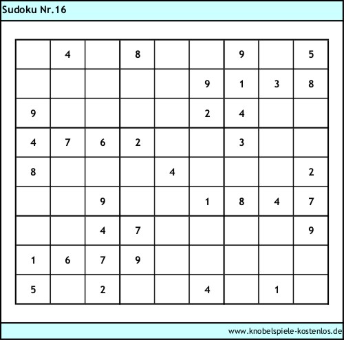 Sudoku kostenlos