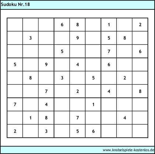 Sudoku kostenlos