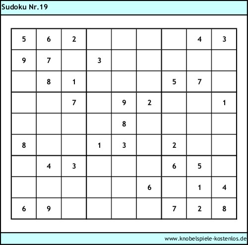 Sudoku kostenlos