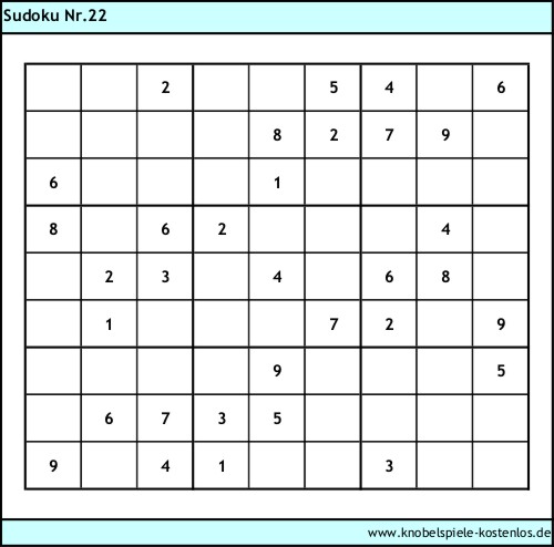 Sudoku kostenlos