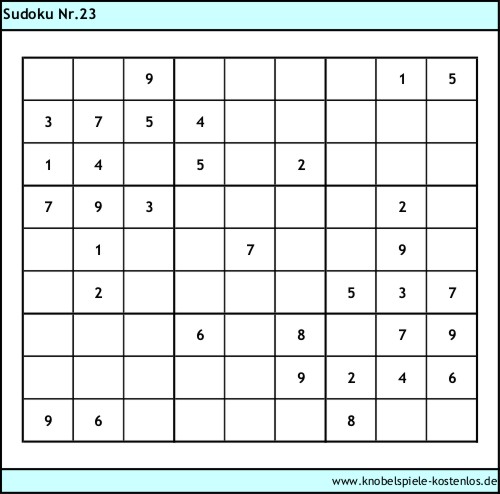 Sudoku kostenlos