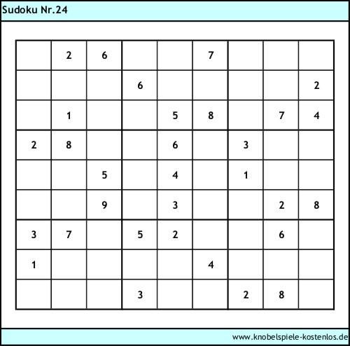 Sudoku kostenlos