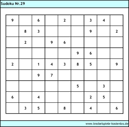 Sudoku kostenlos