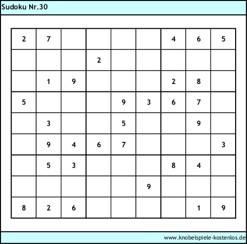 Sudoku kostenlos