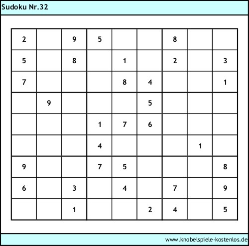 Sudoku kostenlos