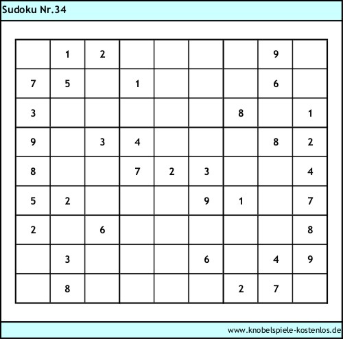 Sudoku kostenlos