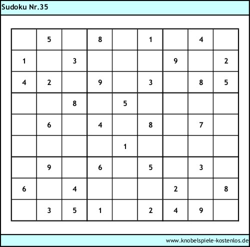 Sudoku kostenlos