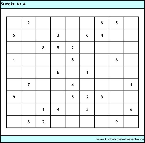 Sudoku kostenlos