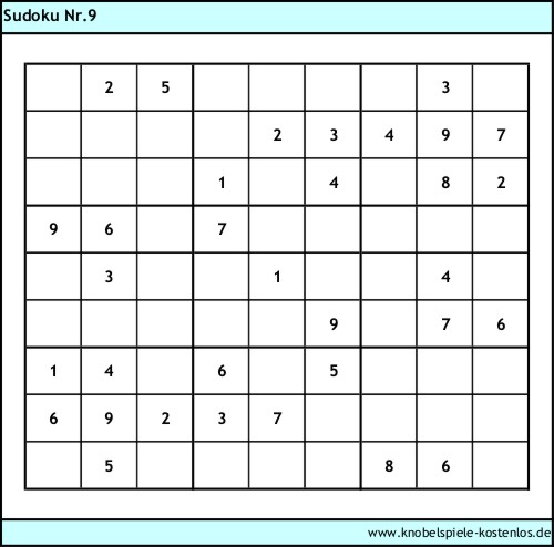 Sudoku kostenlos